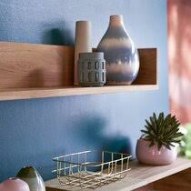 Polished marble wall pencil tile (1 linear foot) $7.97. Teak Wall Display Shelves You Ll Love Wayfair Co Uk