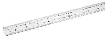 An inch was defined to be equivalent to exactly 25.4 millimeters in 1959. Cms And Inches 60cm Steel Ruler Business Industry Science Test Measurement Powderhousebend Com