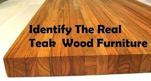 How To Identify The Real Teak Furniture Color The Sapwood Of Teak Displays Yellowish White Tint And The Heartwood Teak Wood Teak Furniture Teak Wood Furniture