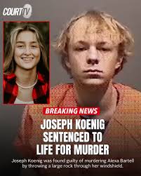 BREAKING: #JosephKoenig was sentenced to life in prison without parole,  plus an additional 60 years to be served consecutively for 19 charges,  including the murder of #AlexaBartell. The judge stated that the “