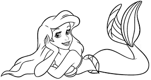 Ariel é uma das princesas da disney. Desenhos Da Pequena Sereia Para Colorir Como Fazer Em Casa