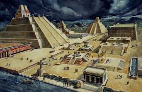 Tenochtitlan Was The Capital Of Aztec Civilization And Used To Be One Of The Largest Cities In The World Over 600 Y Aztec Architecture Aztec Ruins Aztec Temple