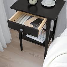 Buy the ikea riggad (£49) Hemnes Bedside Table Black Brown 46x35 Cm Ikea