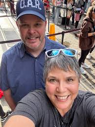 Meeting up at Red Rocks Upper North Lot in June