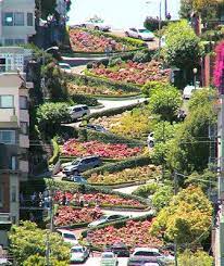 Known as the crookedest street in the world, lombard street (at hyde) is a sight to behold!. Lombard Street Russian Hill San Francisco Ca Lombard Street Crooked Street Places To Travel