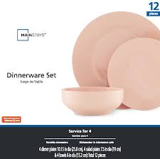 Maybe you would like to learn more about one of these? Mainstays Pink Dinnerware Set 12 Piece Walmart Com Walmart Com