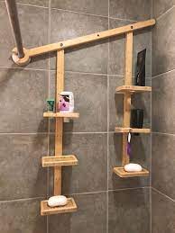 Bamboo Buddy Bathtub A Unique Minimalistic Shower Caddy 2019 I Designed This Unique No Hassle Minimalist Bambo Bamboo Shower Caddy Diy Shower Shower Caddy Diy