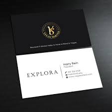On the other hand, organizations can benefit from flyers, brochures, presentation folders, magnets, stickers and event tickets. Explora Luxury Travel Business Card Las Vegas And Boston Business Card Contest 99designs
