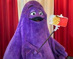Mcdonalds purple mascot