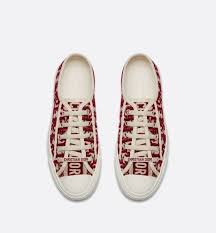 Dior homme chaussures de sport chaussures homme mensshoes sneakers 42top rated seller. Walk N Dior Sneaker Burgundy Dior Oblique Embroidered Cotton Shoes Women S Fashion Dior Dior Sneakers Womens Fashion Shoes Canvas Shoes Women