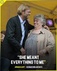 The manager of the english team paid tribute to his mother in a conversation with german newspaper schwarzwaelder. 433 On Twitter Jurgen Klopp S Mother Elisabeth Has Passed Away Heartbreakingly He Won T Be Able To Travel To Germany For The Funeral Due To Covid Related Travel Restrictions Https T Co Dy2o6tyti2