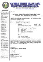 Berhubungan dengan pekeliling yang telah dikeluarkan oleh unit pemodenan tadbiran dan perancangan pengurusan malaysia (mampu) iaitu pekeliling transformasi pentadbiran awam bil. International Surveying Research Journal Rism