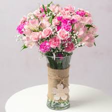 Thinking of you flowers by post. Pink Blush Flowers By Post Bunches