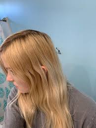 Brunette hair, neutral skin tone. John Frieda Sheer Blonde 9n Light Natural Blonde Precision Foam Hair Color 1 Ct Pick N Save