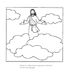 Ascension Coloring Page Jesus Is Alive Sunday School Coloring Pages Bible Crafts Sunday School Crafts