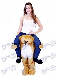 Karnevals und faschings kostüme selber machen! Piggyback Lion Carry Me Reiten Auf Lion Maskottchen Kostum Chipmunks Kostum Huckepack Kostum Selber Machen
