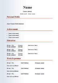 A simple resume format is a basic resume designed to showcase your work experience, skills and education in a clean and uncluttered fashion. 18 Cv Templates Cv Template Word Downloads Tips Cv Plaza