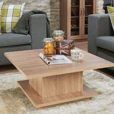 Allmodern offers a collection of coffee tables with modern design and unique combination of materials making them trendy and a perfect addition to your living room. Ebern Designs Dossett Contemporary Square Wooden Coffee Table With Storage Wayfair