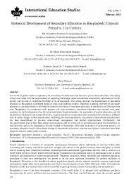 What specific kinds of knowledge and skills will be most important in the 21st century? Pdf Historical Development Of Secondary Education In Bangladesh Colonial Period To 21st Century Mohd Hamzah Academia Edu