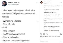 The agency's offices are located in six world capitals: Petite Modeling Agencies Andrea Ventura