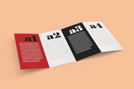 Free 4 Panel Quad Fold Brochure Mockup Psd Brochure Mockup Psd Brochure Mockup Free Brochure Psd