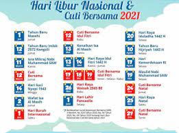 Cuti bersama 2021 dipangkas menjadi 2 hari untuk tahun ini. Hari Libur Dan Cuti Bersama 2021 Ini Rinciannya Indobali News