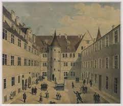 File:G Schuh Lith LA Helvig - „Das Wilhelm's Stift in Tübingen“ - aquar  Lith 1841 (Inv.242).jpg - Wikimedia Commons