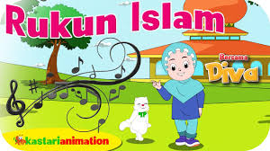 Makna dari kata rukun islam adalah suatu pondasi yang harus ada jika ada satu rukun aja yang sengaja tidak dikerjakan maka sudah menyimpang dari agama islam. Rukun Islam Lagu Anak Indonesia Hd Kastari Animation Official Youtube