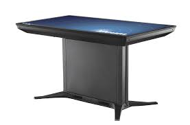 Our touch screen coffee tables are completely portable and are the perfect way to get people interacting with your brand. U079 Pico Multitouch Coffee Table 49 Ideum Av Iq