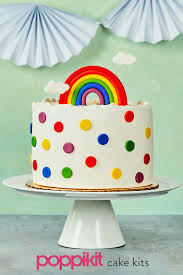 Somewhere Over The Rainbow Cake Kit Rainbow Cake Savoury Cake Rainbow Birthday Cake