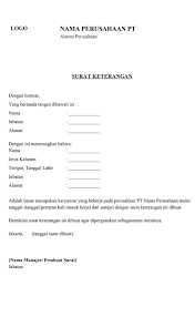 Contoh surat pernyataan belum menikah. Contoh Surat Keterangan Kerja Dari Perusahaan