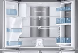 With roller wheel and front height adjuster leg to make safe to . Samsung Refrigerator Remove Or Replace Bins Shelves And Drawers Samsung Canada