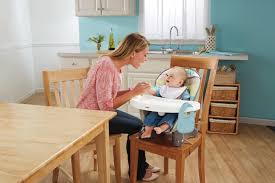 Amazon Com Fisher Price Spacesaver High Chair Stripes Childrens Highchairs Baby In 2020 Baby High Chair Portable High Chairs High Chair