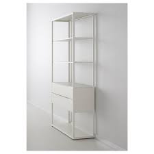 Fjalkinge Shelving Unit With Drawers White Ikea Schubladen Regal Regal Schubladen