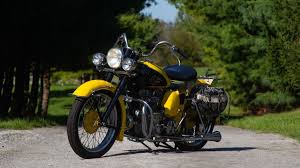 Image result for Sportsman Yellow 1951 Motorcycle