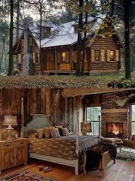 Perfect Little Cabin In The Woods Cabins Log Cabin Homes Log Home Interiors Little Cabin