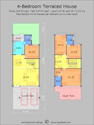 Average square meters 4 bedroom house. House Floor Plans 50 400 Sqm Designed By Me The World Of Teoalida