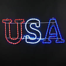 4th Of July Patriotic Red White And Blue Lights Novelty Lights Inc