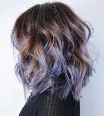 42 Balayage Ideas For Short Hair Hair Styles Thick Hair Styles Pastel Purple Hair