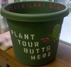 For All The Friends That Come Over And Smoke I Can Put This Out Front Outdoor Ashtray Flower Pots Outdoor Diy House Projects