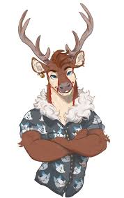 Pin By Dread Kraken On Furry Art Furry Design Anime Furry Deer Furry