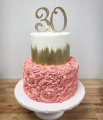 Homecoming (2017) and cagney & lacey (1981). Rose Gold Modern 30th Birthday Cake For Female Novocom Top