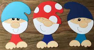 Hier finden sie tolle vorlagen um das haus aus papier zu basteln. 3 Tlg Herbstdekoration Fensterbild Aus Tonkarton Drei Zwerge 28 Cm Fensterbilder Dekoration Herbst Dekoration