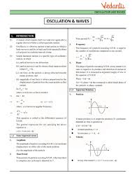 We've been doing a lot of work with waves. Class 11 Physics Revision Notes For Chapter 15 Waves