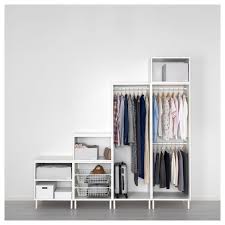 Platsa White Fonnes White Wardrobe Width 240 Cm Height 231 Cm Ikea Ikea Ikea Wardrobe Furniture