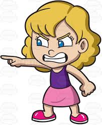 A Little Girl Getting Angry At Somebody Cartoon Clip Art Little Girl Illustrations Disney Art Drawings