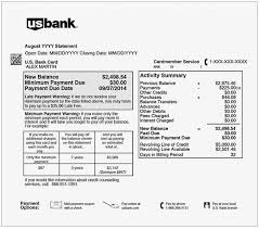 Us Bank Statement Template Beautiful Usbank Statement Template Bank Statement Credit Card Statement