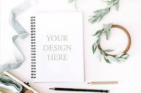 Spiral Notebook Mockup Psd Mockup Free Mockups Psd In 2020 Mockup Psd Mockup Free Psd Mockup