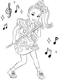 Easy, simple follow along drawing lessons for beginners. Jojo Siwa Coloring Pages 18 New Images Free Printable