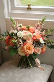 Wedding Bouquet Edinburgh Wedding Flowers Peach Wedding Flowers Wedding Bouquets Pink Floral Bouquets